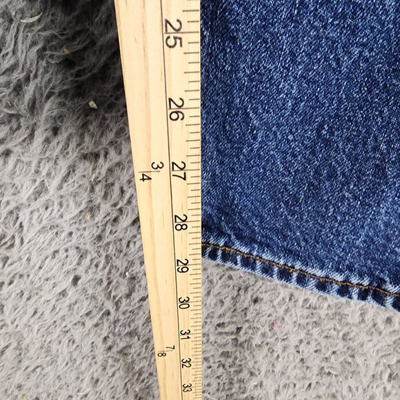 H&M Jeans Womens 30 Blue Stretch Denim Tapered Regular Fit *Read* - Picture 6 of 14